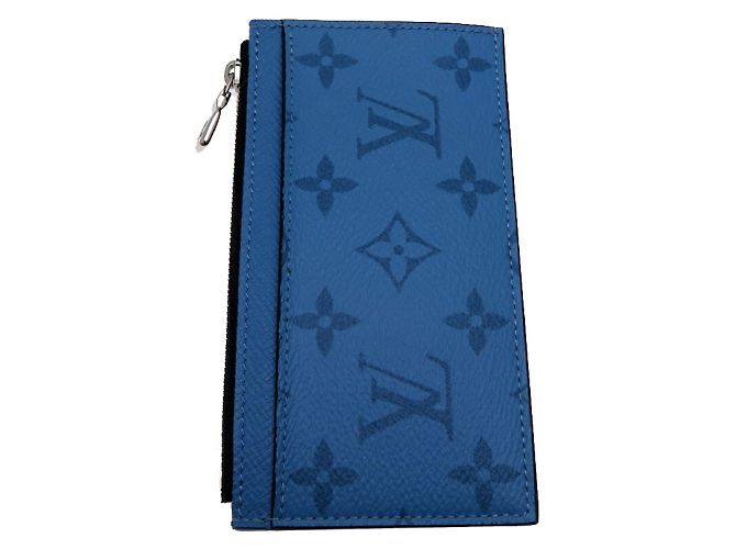Louis Vuitton Blue Taigarama Card Wallet