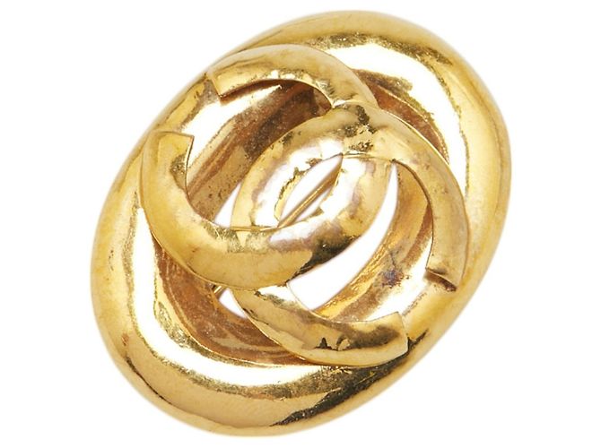Timeless Spilla Vintage Chanel Coco Mark D'oro