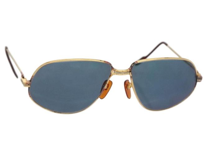 Occhiali da sole CARTIER Metallo Blu Auth am8889
