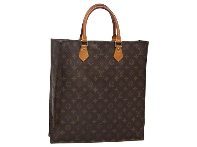 LOUIS VUITTON Bolsa Sac Plat Monogram M51140 LV Auth ar13723 Monograma