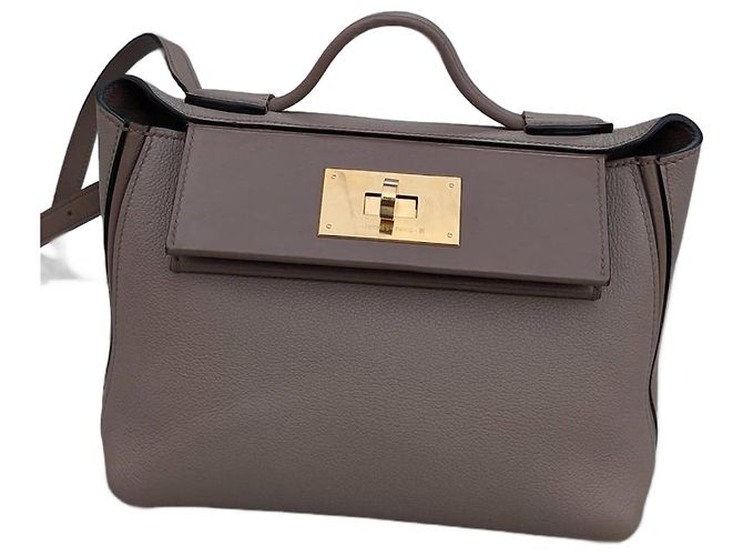 Bolsa Hermès 24-24 Etoupe em Couro Marrom Claro Castanho claro