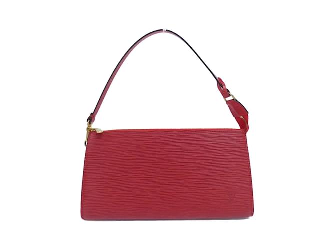 Louis Vuitton Epi Pochette Accessoires Red Leather  ref.2415228