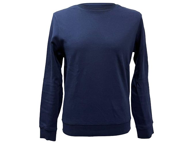 Autre Marque A.P.C Pullover aus navyblauer Baumwolle Marineblau 