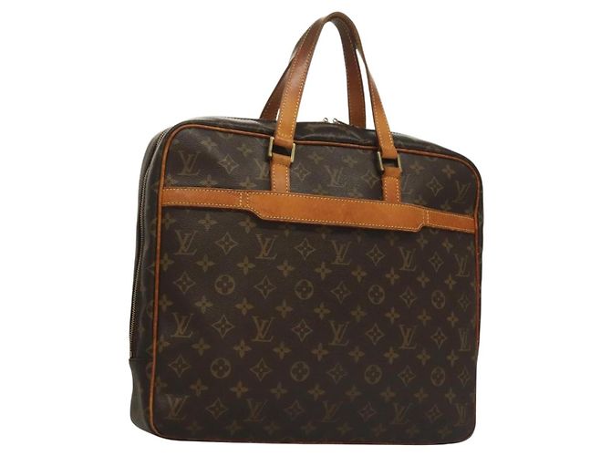 LOUIS VUITTON Monogram Porta Documentos Pegas Bolsa M53343 LV Auth 133795 Monograma