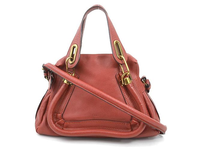 Chloé Paraty Rosso Pelle