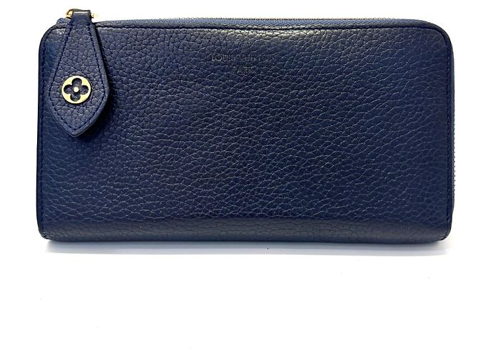 Louis Vuitton Portefeuille Comete Long Wallet Navy blue
