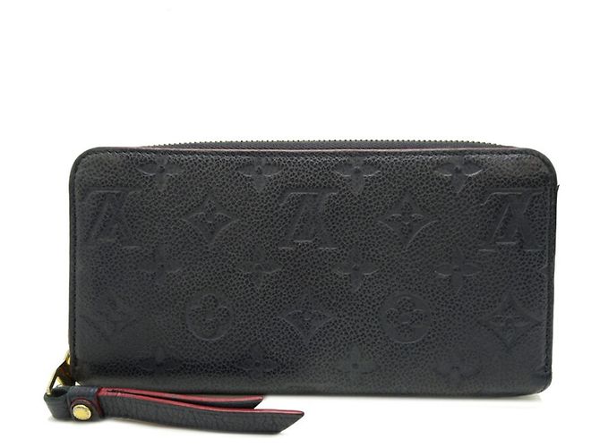 Louis Vuitton Zippy Wallet Red Navy blue