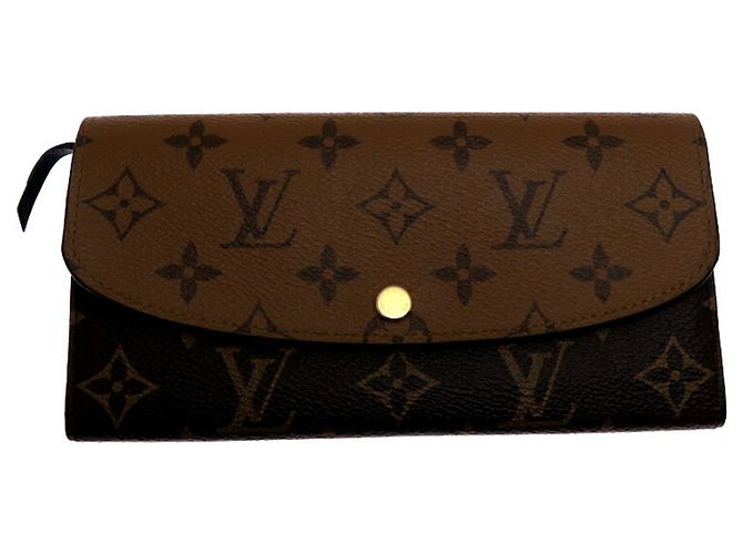 Cartera Larga Emily Louis Vuitton Castaño