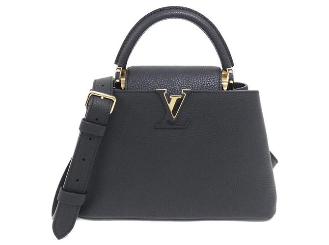 Louis Vuitton Capucines BB Handbag Black