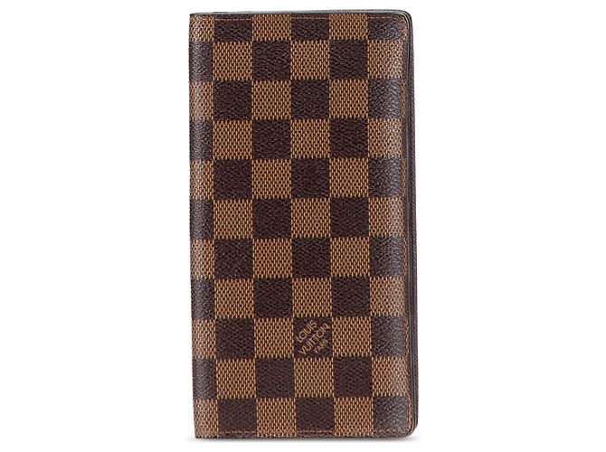 Louis Vuitton Brown Damier Ebene Brazza Wallet