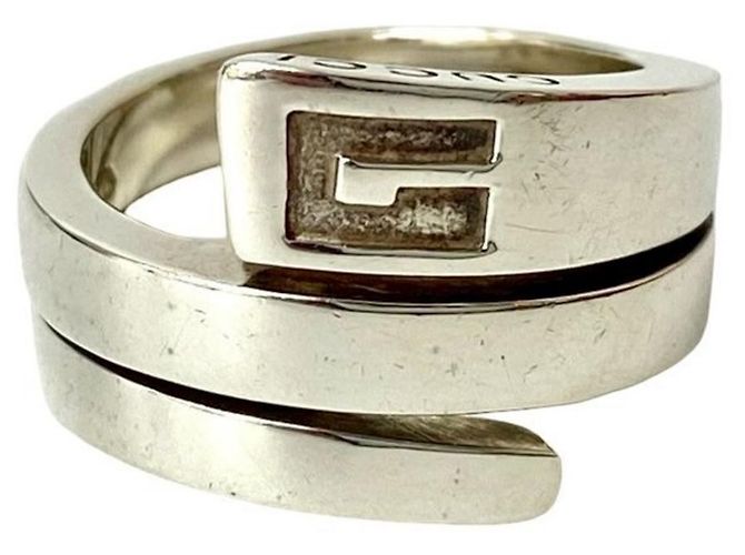 Anello Spirale Gucci Argento 