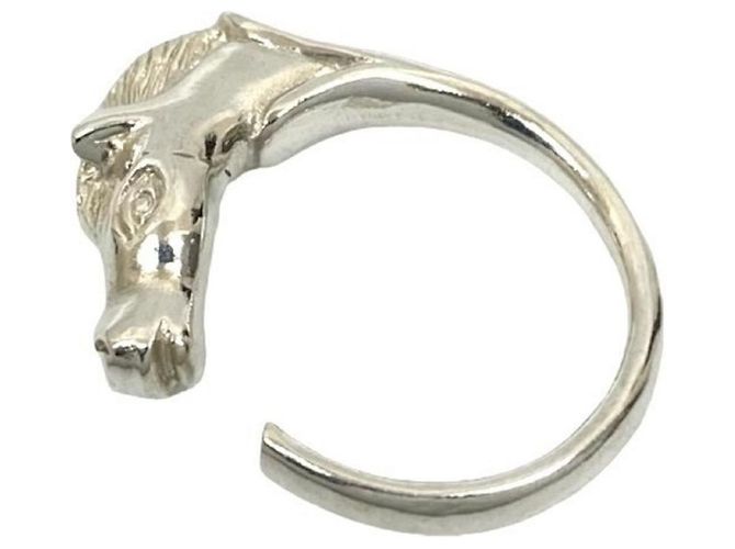 Ring Hermès Anello Cheval Hermes Argento Argento