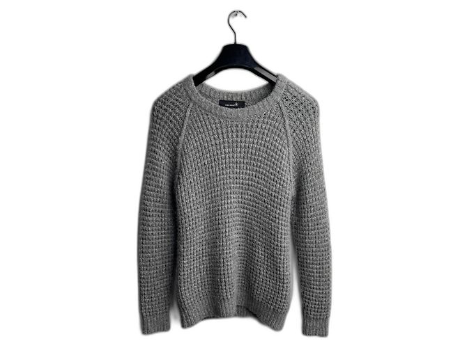 Isabel Marant Grauer Mohair Pullover 