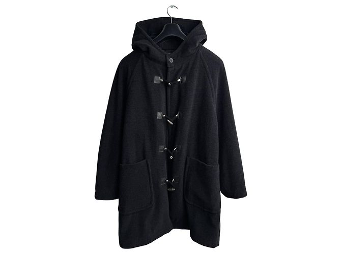 Versace Jeans Couture Duffle Coat Grey Wool