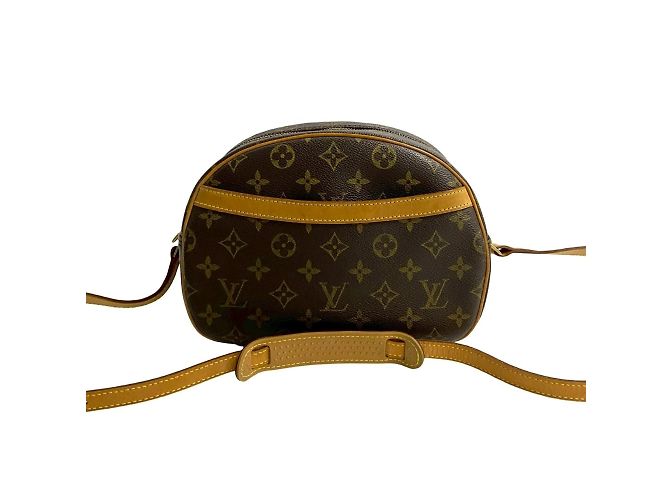 Mini Schultertasche aus Monogram-Leder Blois von Louis Vuitton Braun