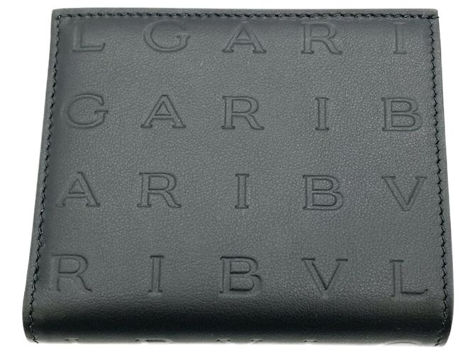 Bulgari Cartera Compacta Zippy Bvlgari Negro