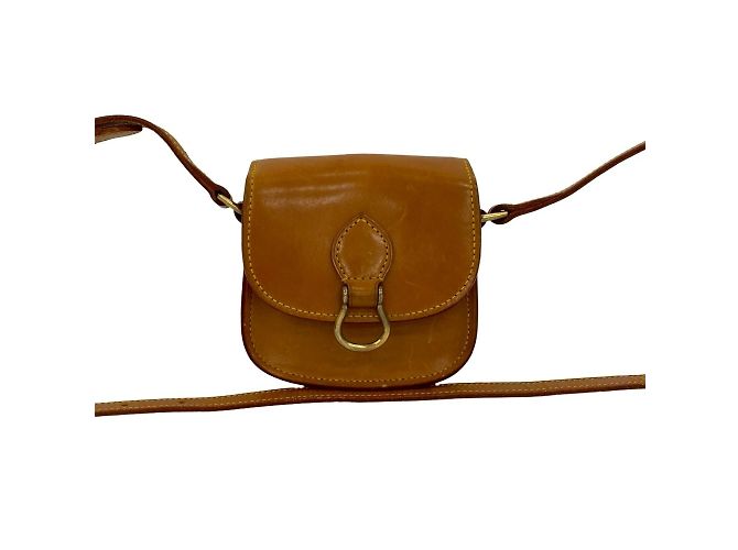 Louis Vuitton Mini Saint-Cloud Leather Shoulder Bag Brown