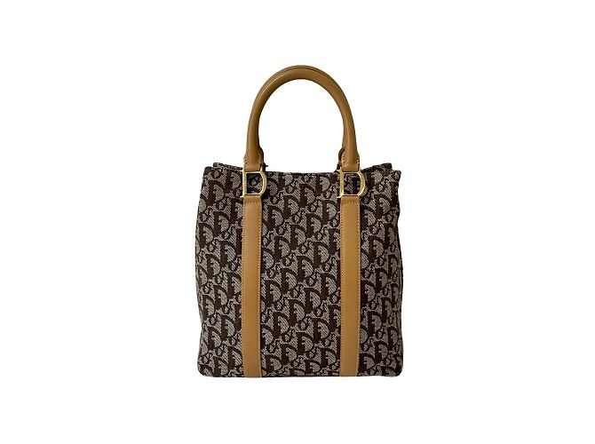 Bolsa de mão com padrão Trotter da Christian Dior