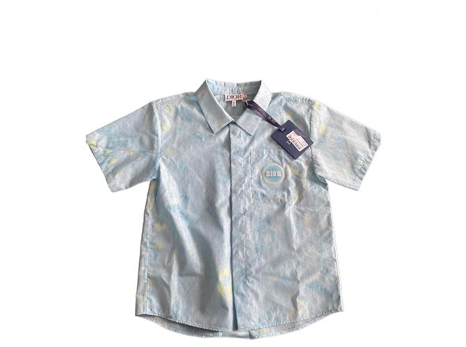 T-shirt Baby Dior Monogramme Turquoise