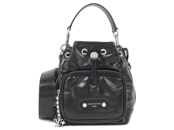 Louis Vuitton LV NIGHT Noe Cargo Shoulder Bag Black