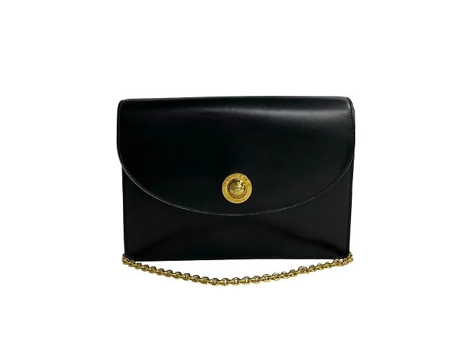 Céline Mini borsa a spalla in pelle nera Celine Nero