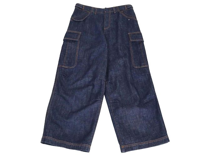 Calça cargo DO2 8 azul escuro Christian Dior