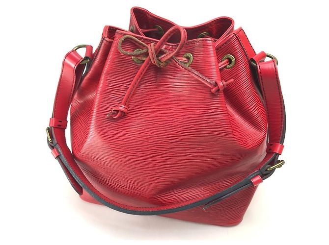 Noe Borsa a Spalla Petit Noé Epi Louis Vuitton Rosso