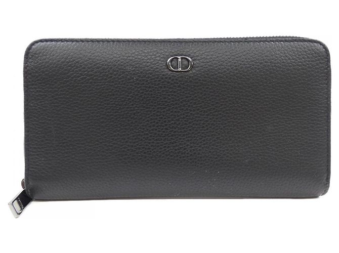 Cartera Larga Negra Christian Dior