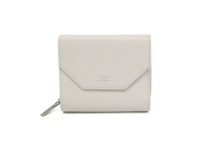 Balenciaga Envelope Compact Wallet Black Eggshell