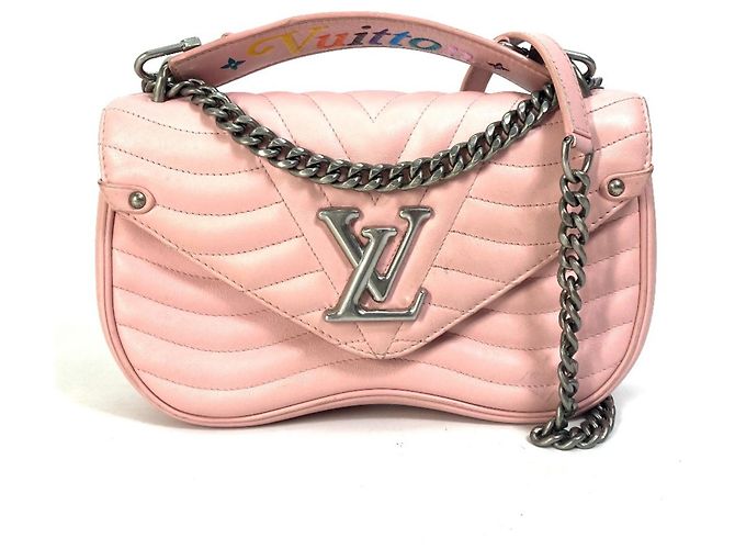 Bolso de cadena New Wave MM Louis Vuitton M51944 Rosa