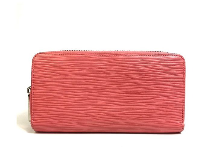 Louis Vuitton Epi Zippy Geldbörse Pink Koralle