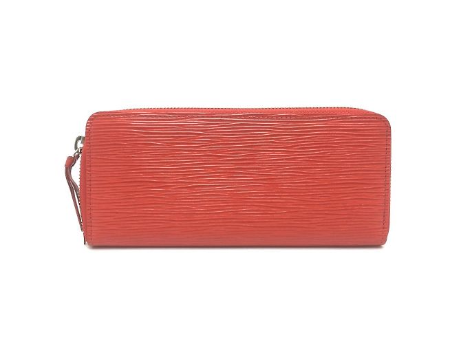 Cartera Larga Clemence de Cuero Epi Louis Vuitton Roja
