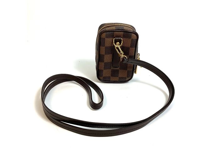 Bolsa de Ombro Okapi Damier da Louis Vuitton Marrom Damier ebene