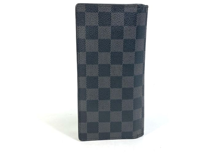 Louis Vuitton Damier Graphite Long Wallet Black