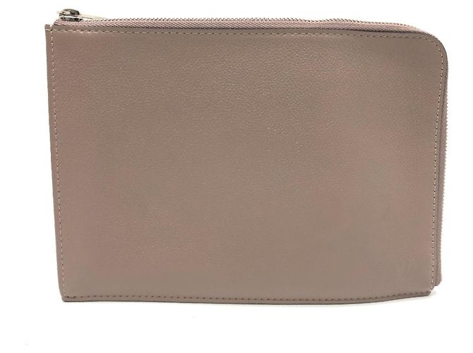 Pochette Jour PM em couro Taurillon Louis Vuitton Bege Taupe