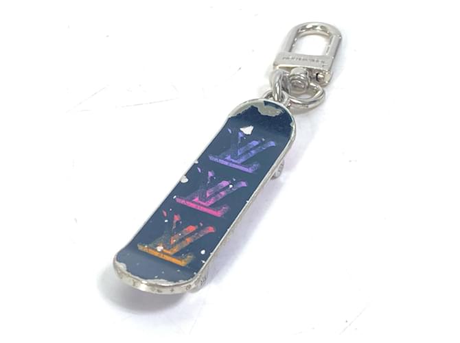 Louis Vuitton MP3269 Skateboard Jeweled Sack Bag Charm Keychain Black Multiple colors Metal  ref.2421819