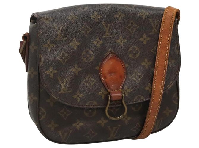 LOUIS VUITTON Bolsa de Ombro Monogram Saint Cloud GM M51242 Auth 133685 Monograma