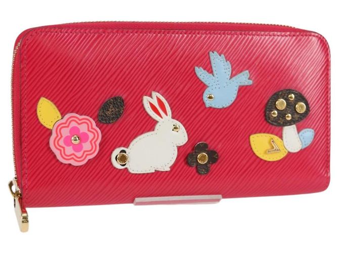Cartera Larga Zippy Epi Louis Vuitton Rosa M62609 LV Auth 135440M