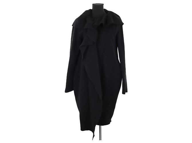 Lanvin Black wool coat