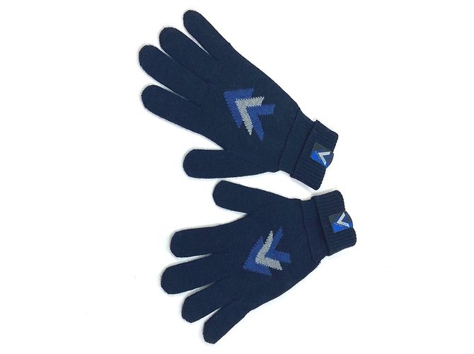 Louis Vuitton M70305 Gon Triple V Wool Gloves Navy blue