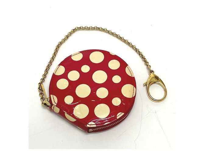 Monedero de Vernis Monogram Louis Vuitton Blanco Roja