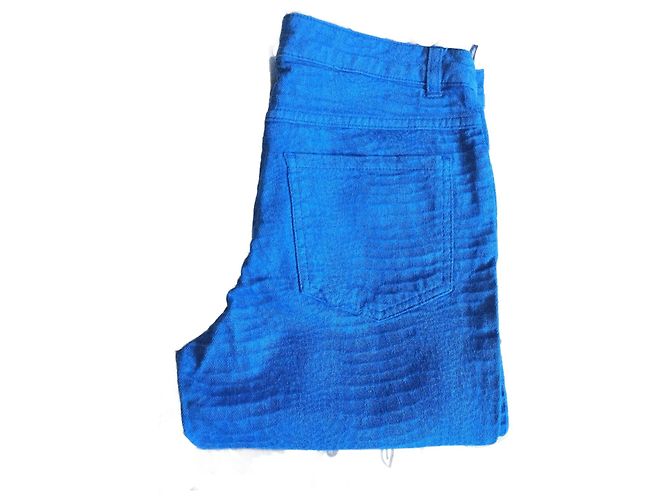 Ba&sh Jeans Salome Reliefs Cotone TM/L Blu