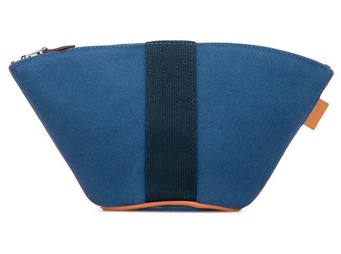 Hermès Blaue Mini Toile Palmyre Tasche