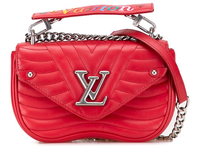 Bolso de cadena New Wave rojo PM Louis Vuitton Roja