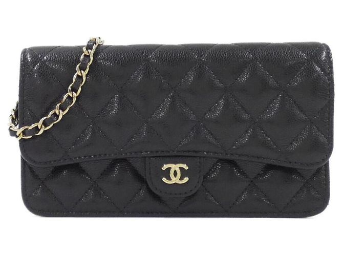 Chanel Timeless Classic Line AP3744 Phone Case Black
