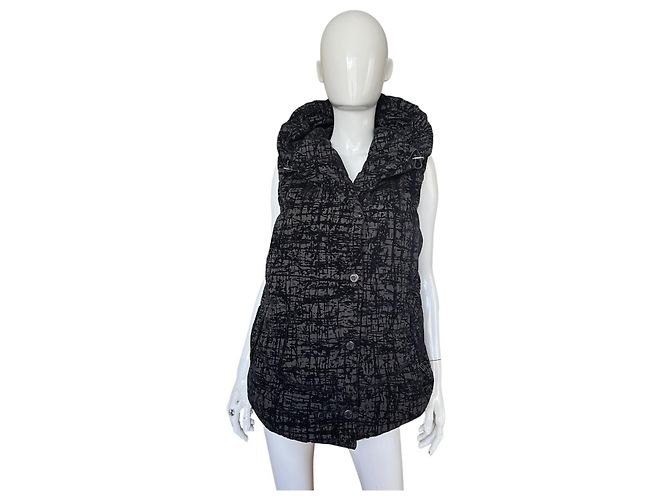 Chaleco negro Calvin Klein para mujer de poliéster