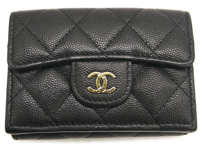 Portafoglio classico Chanel piccolo Nero