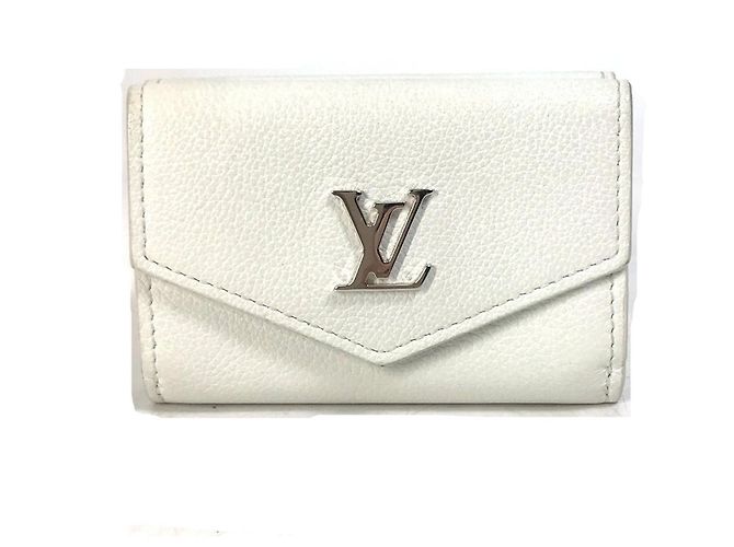 Cartera Compacta Mini Lock Louis Vuitton Blanco