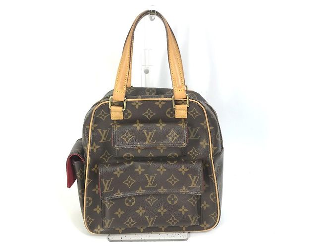 Bolso Louis Vuitton Monogram Excentric Cite Castaño Monograma