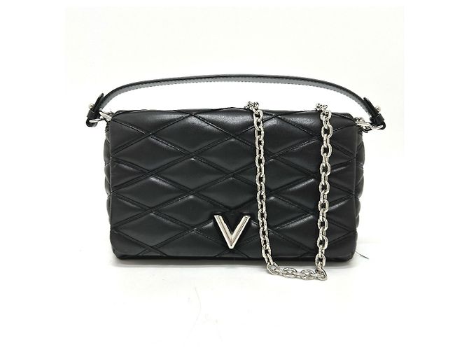Bolsa de corrente 2 em 1 em couro matelassé Louis Vuitton Preto